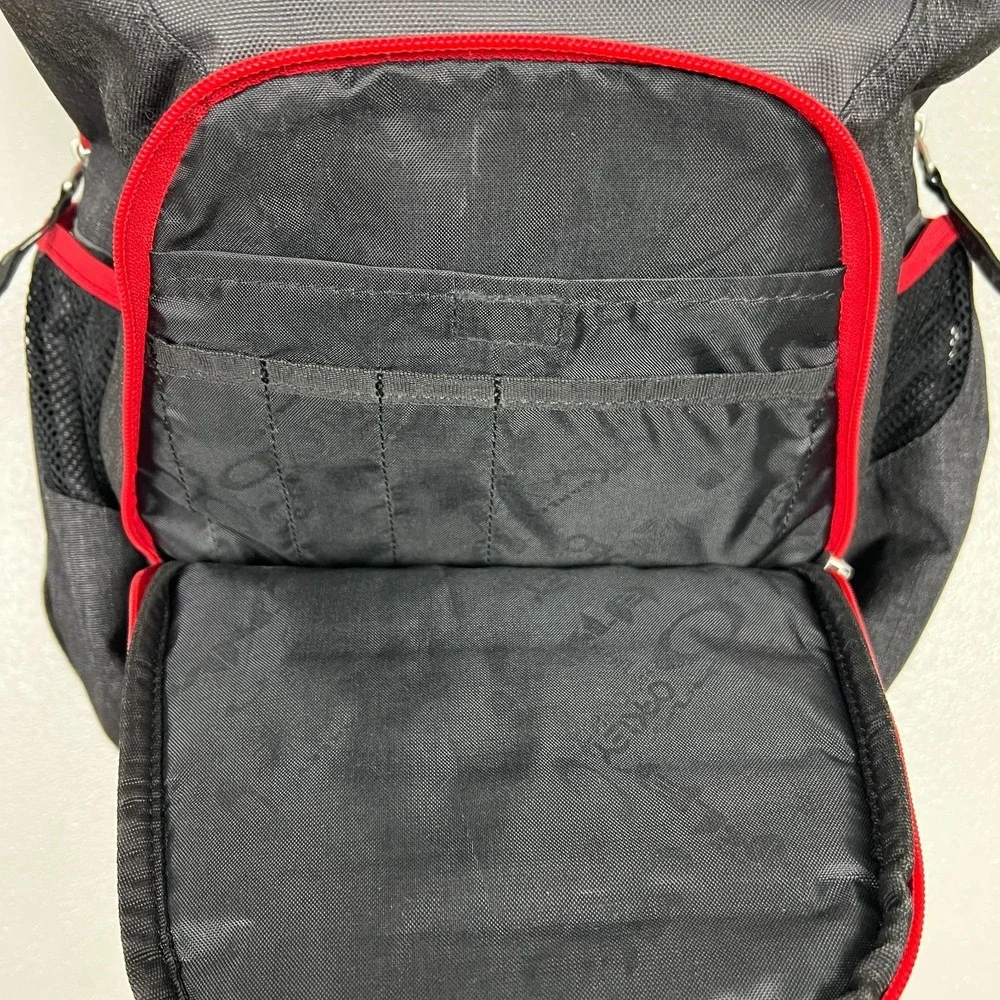 Oakley Backpack 5 Speed Pack Gray Red Travel Commute School‎ Work College